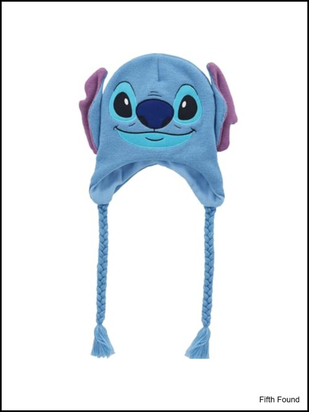 Cozy Lilo and Stitch Pull-On Knit Beanie with Tassels